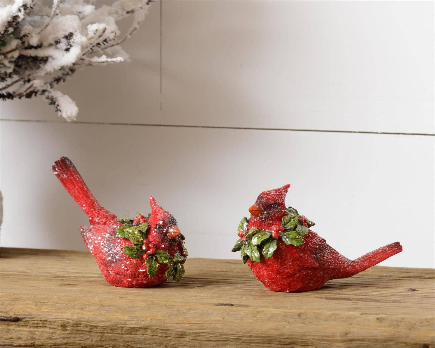 Cardinals - Glittered Wreath (Pk/02 Ast)