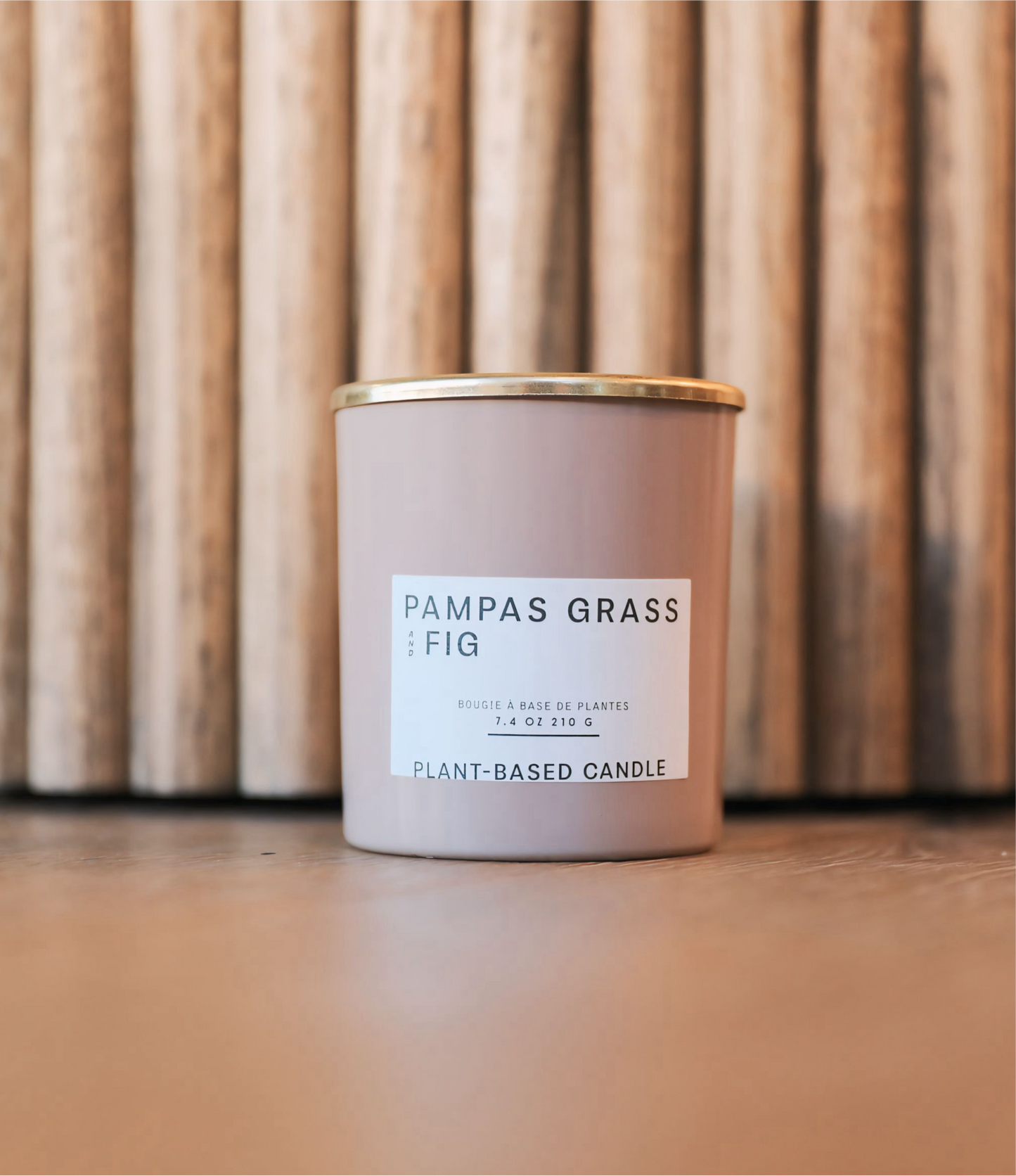 Pampas Grass & Fig Verde Lidded Jar