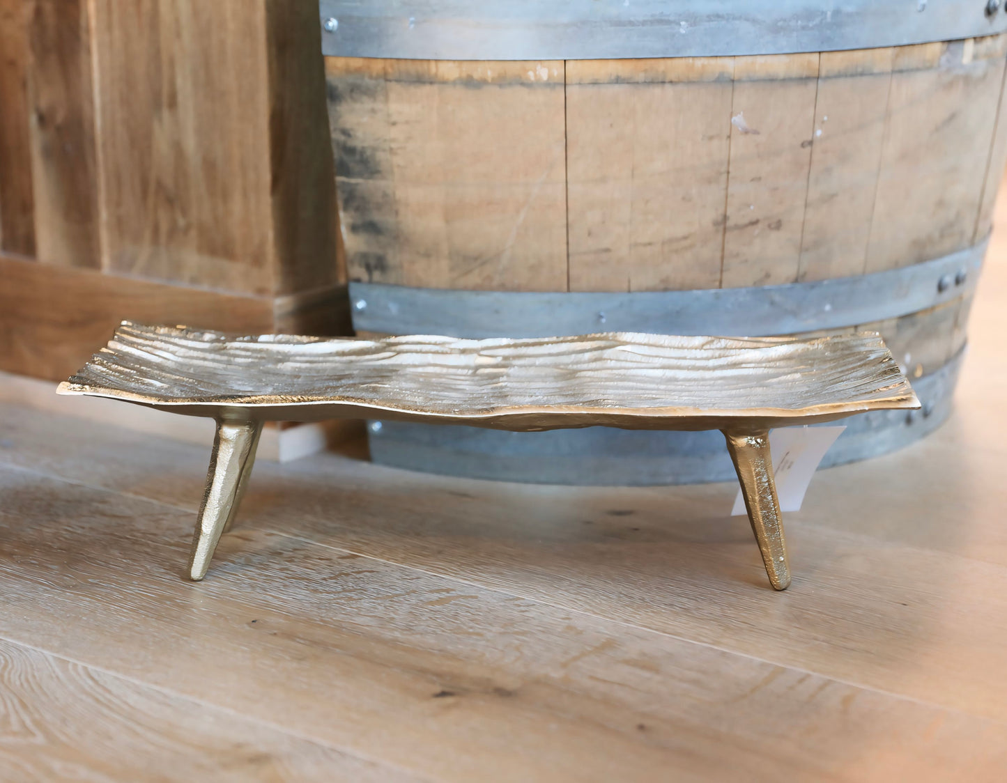 Gold Etched Tray w/ Legs