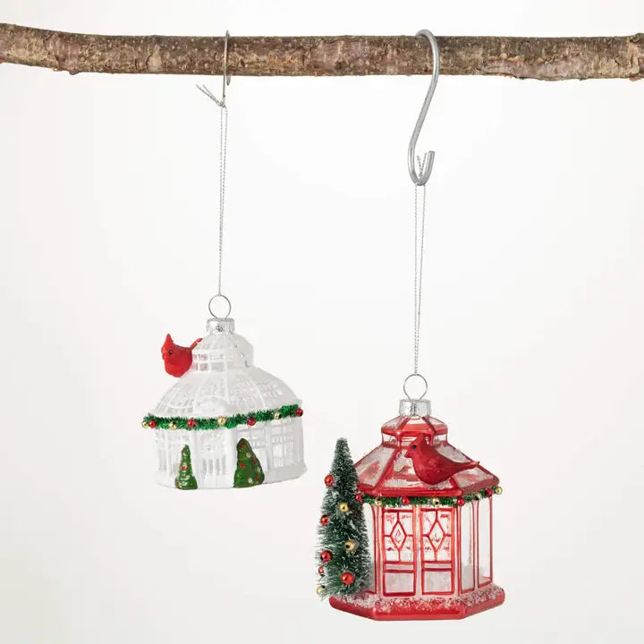 Winter Conservatory Ornament- White