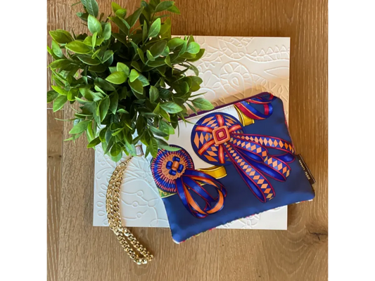 Hermes Rubans du Cheval Wristlet Blanc