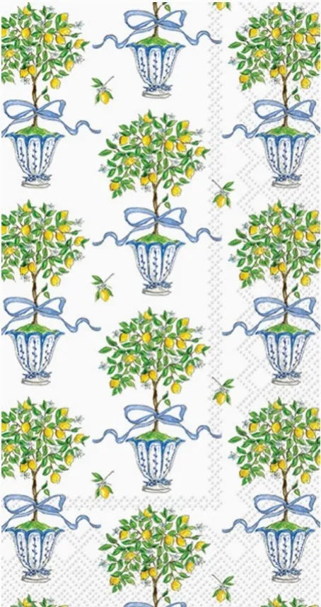 Lemon Topiary Paper Towels 16ct