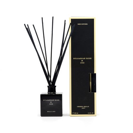 3.4oz Bulgarian Rose & Oud Diffuser - Black