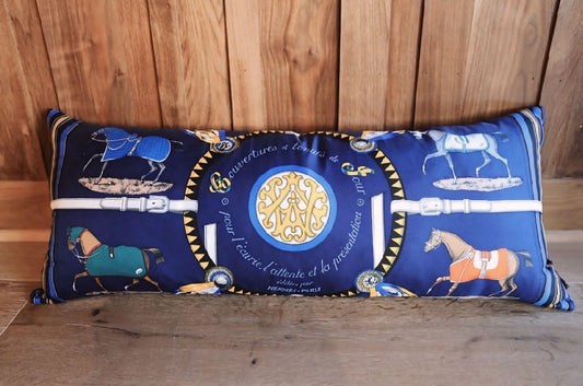 Vintage Hermes Couvertures en Tenues Pillow