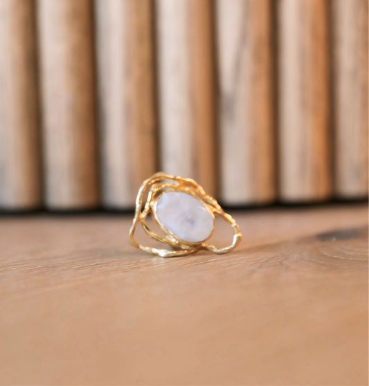 Seraphina Ring Moonstone Sz 6.5