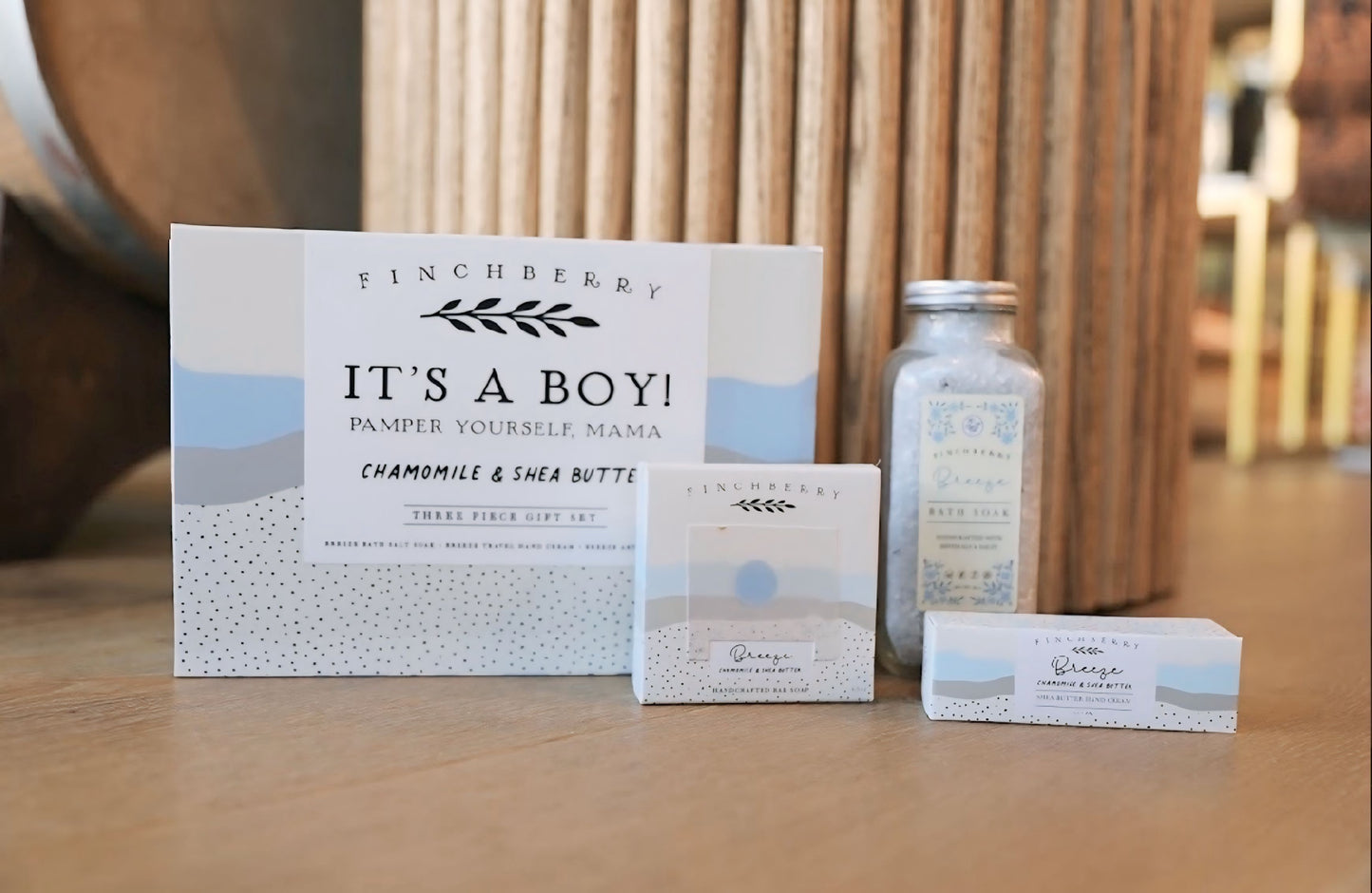 3 Pc Gift Set - It's A Boy! Baby Shower Gift