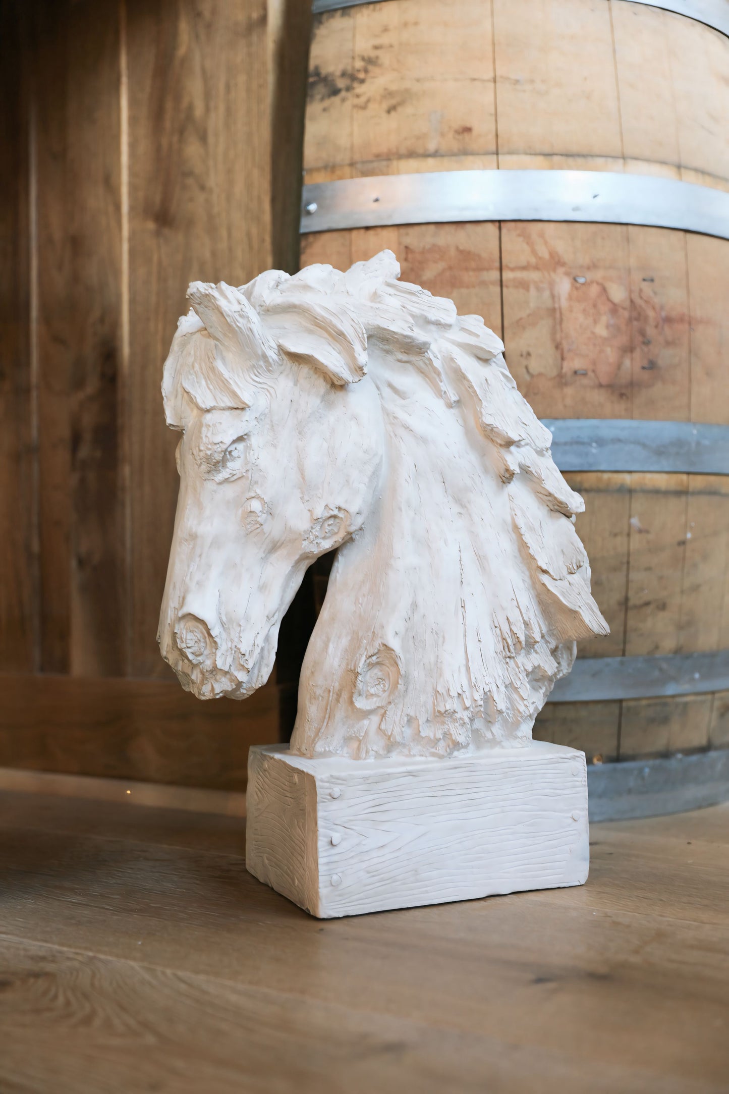 Carved Horse Statue
