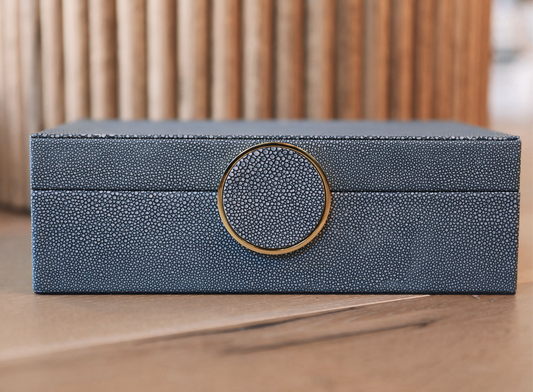 Shagreen Robins Egg Deco Box