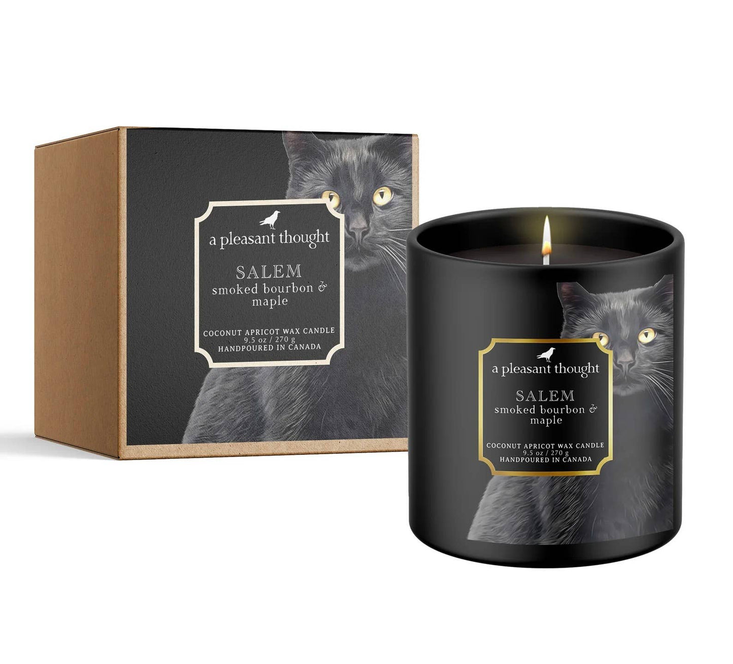 SALEM | SMOKED BOURBON & MAPLE | RAVEN CANDLE