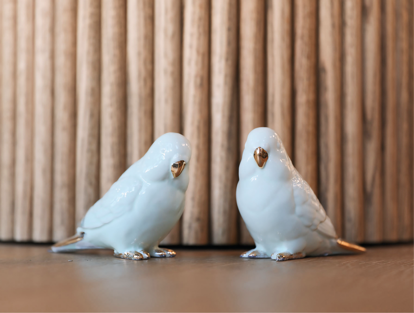 Ceramic Parakeet Decor 2 styles