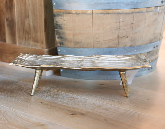 Gold Etched Tray w/ Legs