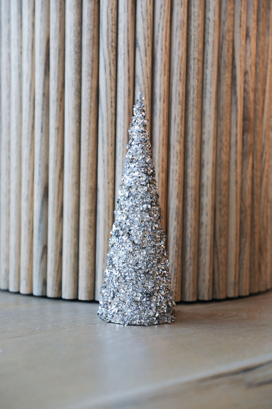 Beaded Cone Tree - Blush