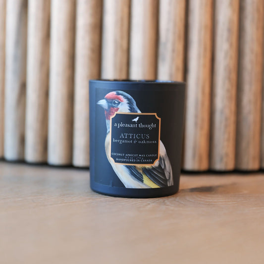 ATTICUS | BERGAMOT & OAKMOSS | RAVEN CANDLE