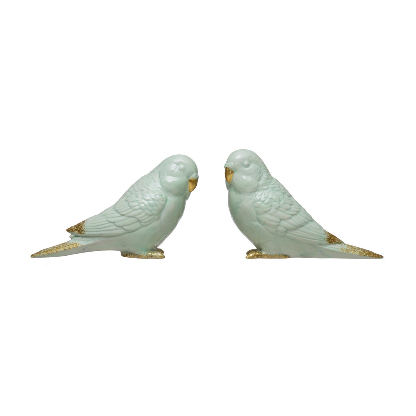 Ceramic Parakeet Decor 2 styles