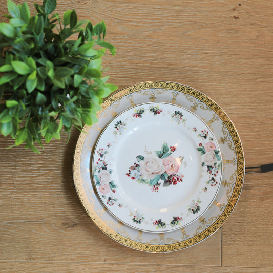 Vintage Pink Peony - Salad Plate