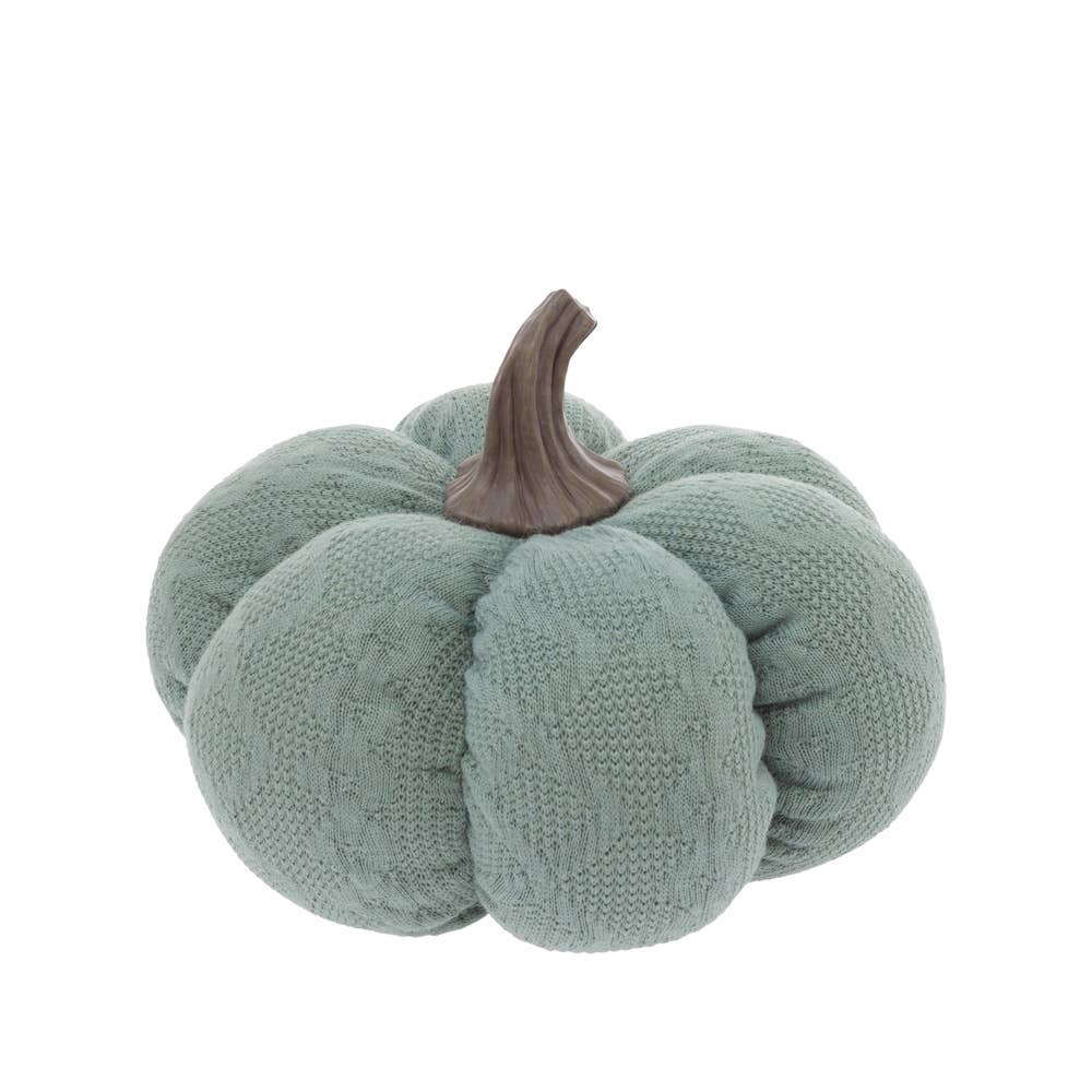 Small Plush Aqua Blue Pumpkin Fall Autumn Décor