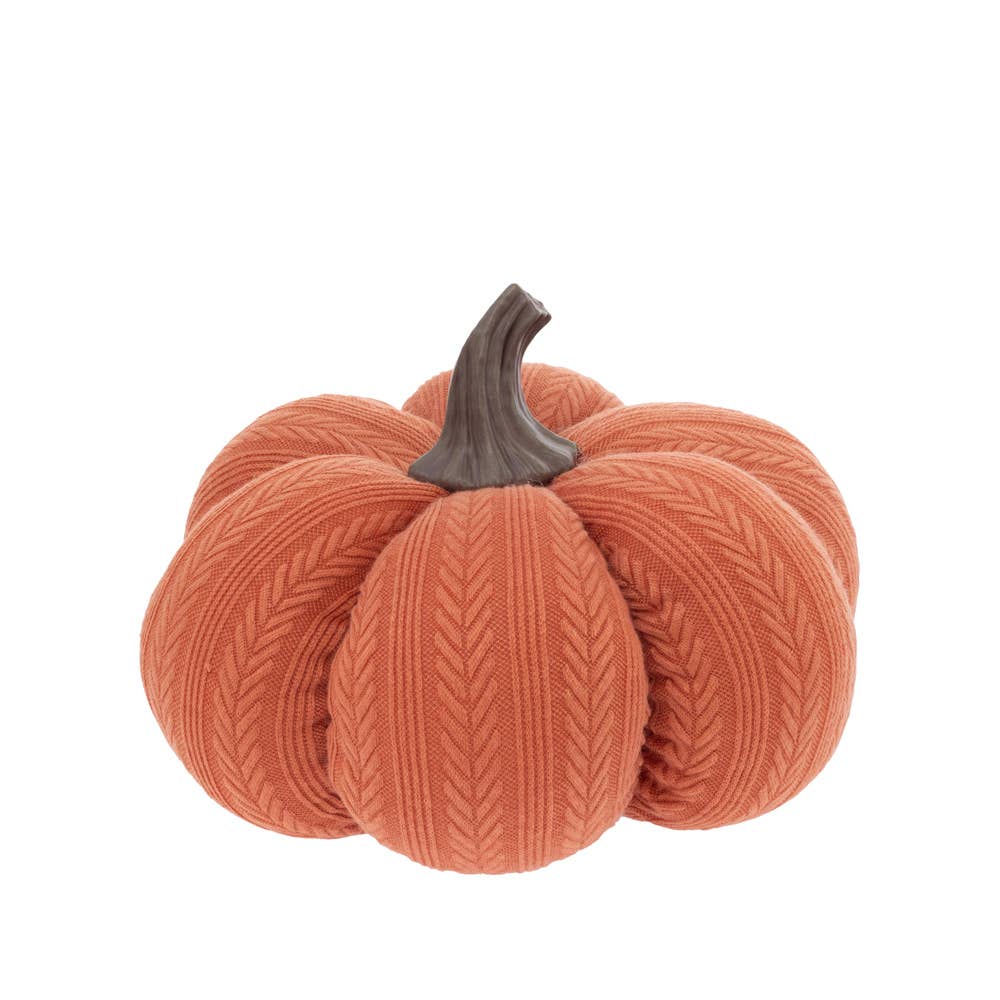 Small Plush Terracotta Pumpkin Fall Autumn Décor