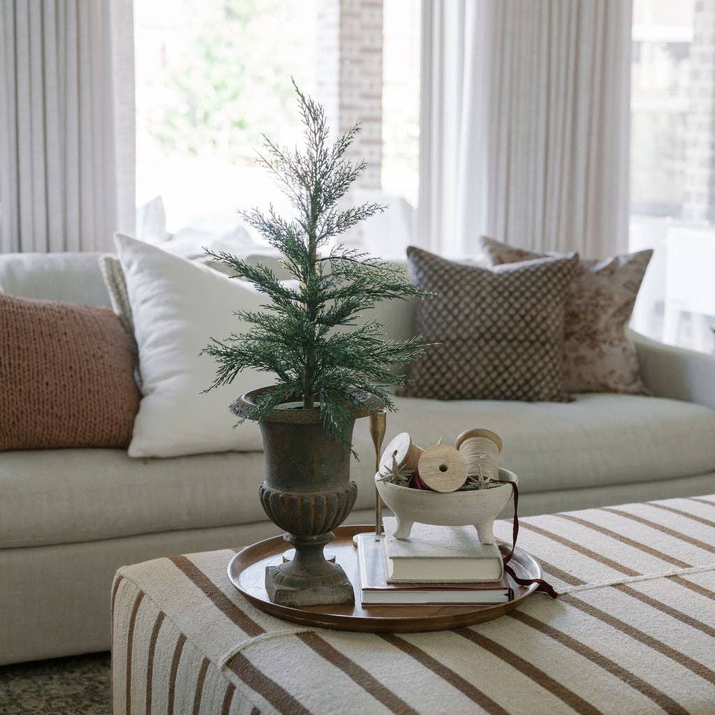 Cedar Tree with Cream Pot