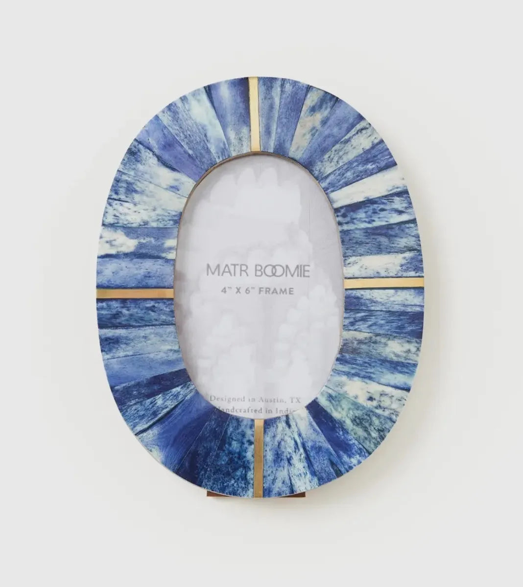 Artemis Oval Bone Photo Frame 5.5x3.5