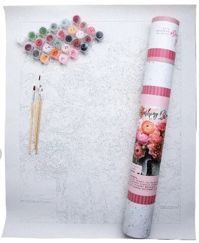 Blushing Blooms - Paint by Numbers/PPK