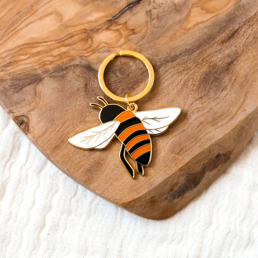 Bumblebee Metal Keychain